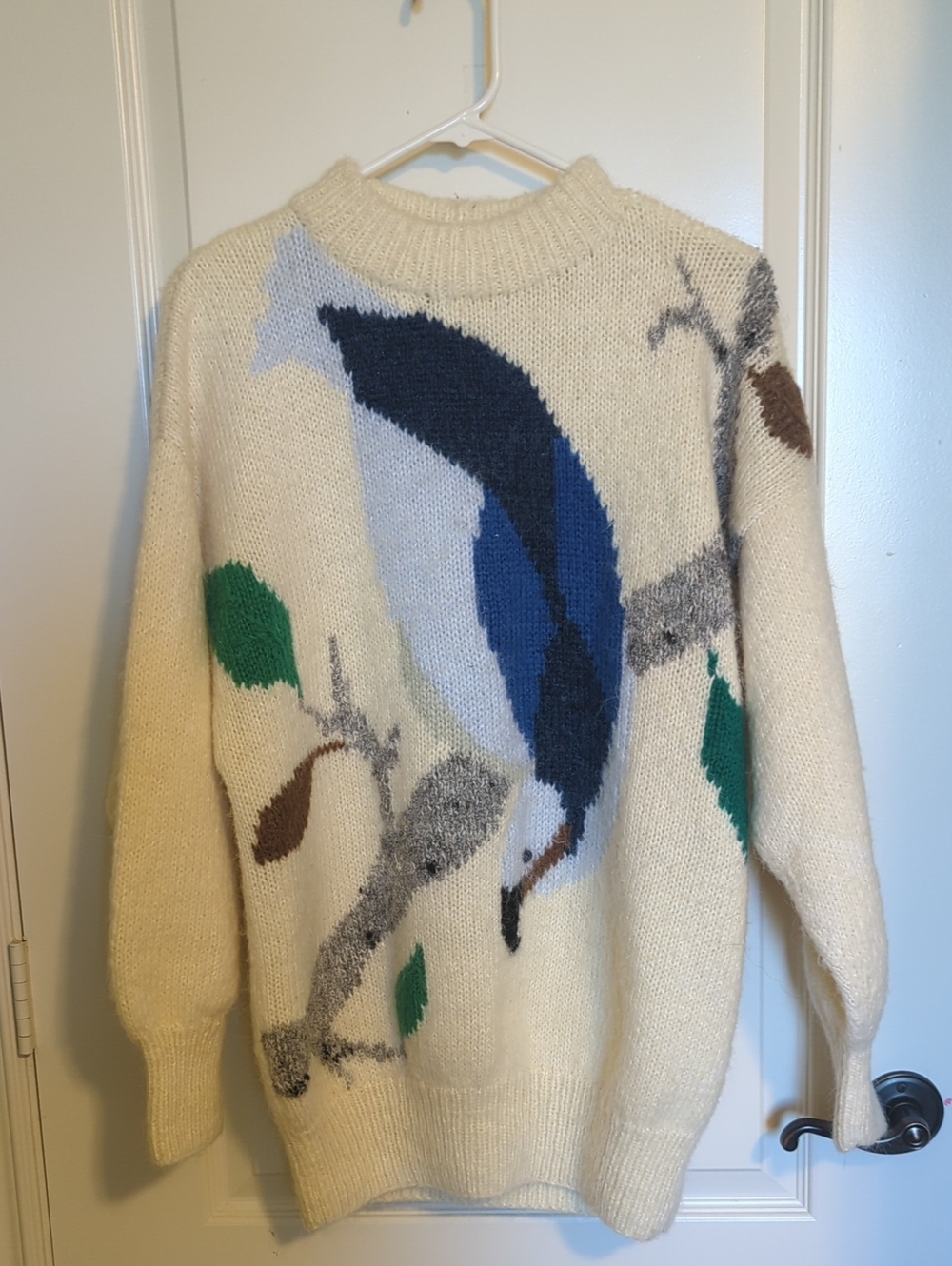 Gorgeous Blue Bird Sweater